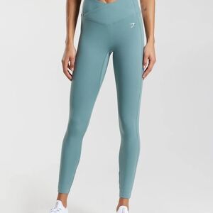 Gymshark Crossover Leggings - Thunder Blue